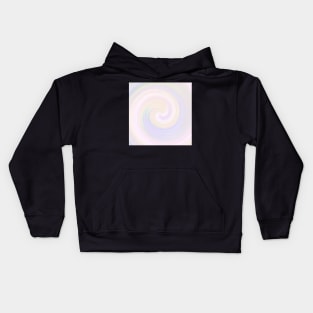 Soft Pastel Colors Swirl Kids Hoodie